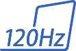 icone ilustrativo tela de 120Hz