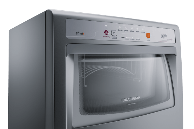 Visor do Lava-louças Brastemp - 8 Serviços Prata
