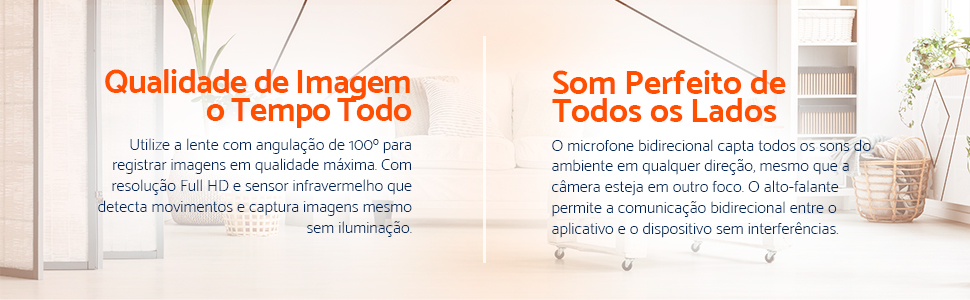 Câmera Wi-Fi Full HD 1080p Geonav - HISC10800