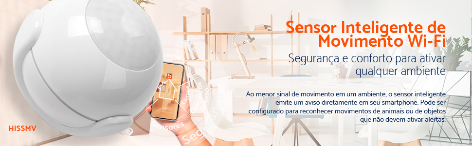 Sensor Inteligente de Movimento Geonav Wi-Fi - HISSMV