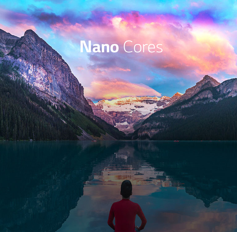Cores avançadas com tecnologia NanoCell