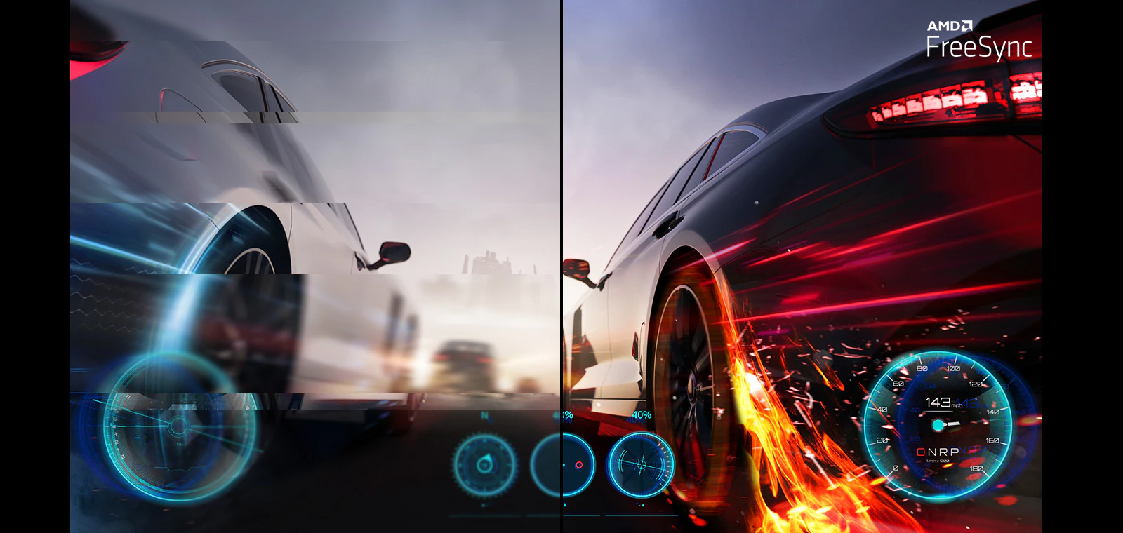 AMD FreeSync™ - Imagens fluidas e rápidas AMD FreeSync™ - Imagens fluidas e rápidas