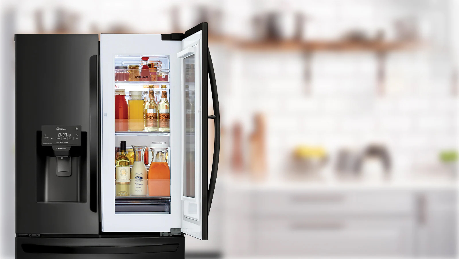 Acesso prático e rápido com o compartimento Door-in-Door™ Acesso prático e rápido com o compartimento Door-in-Door™