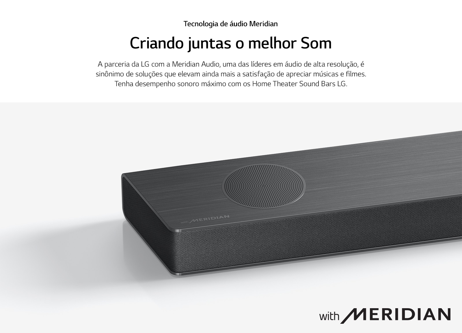 Imagem de cima do sound bar LG S90QY emitindo ondas sonoras para cima
