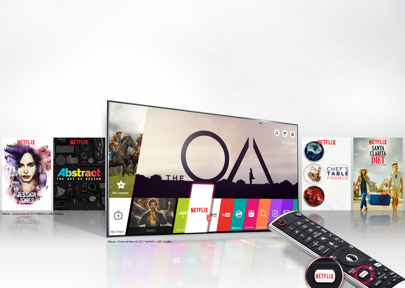 Acesso fácil e rápido a conteúdos HDR 4K Netflix