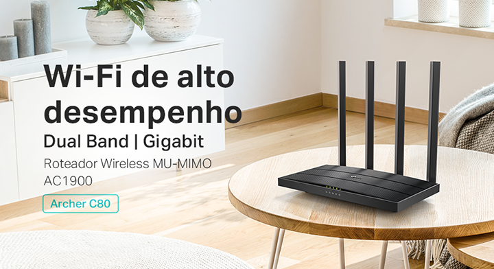 Wi-Fi de Alto Desempenho | Archer C80