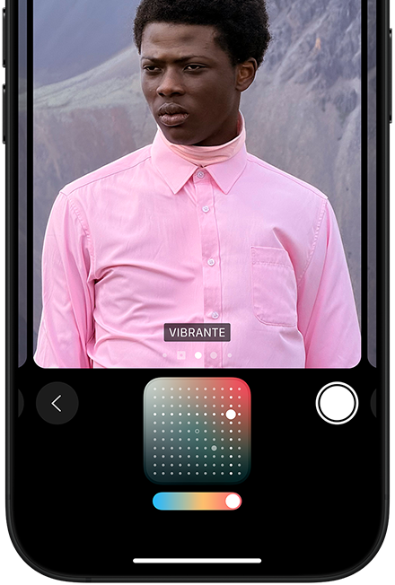 Os recursos dos Estilos Fotográficos no iPhone 16 Pro incluem o ajuste do tom e das cores
