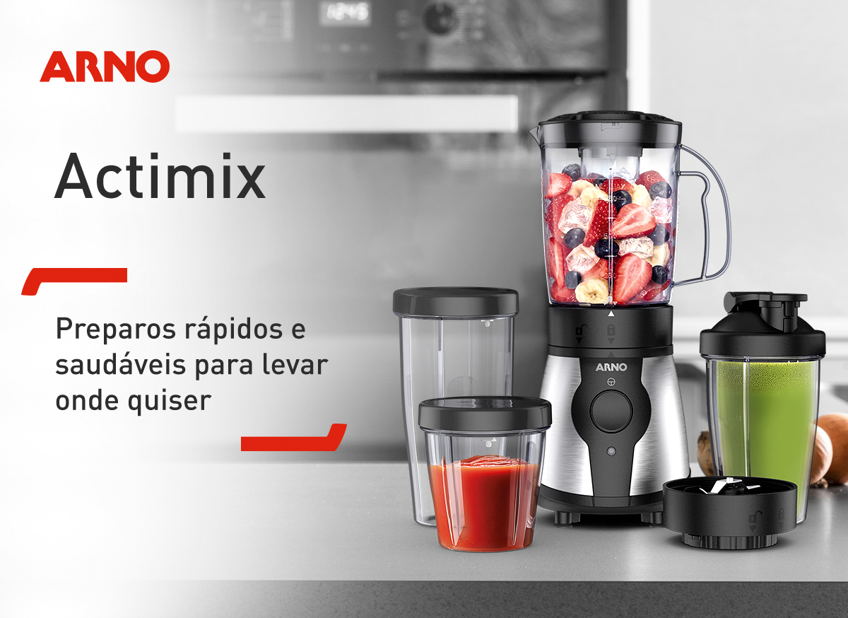 Actimix. Preparos rápidos e saudáveis para levar onde quiser