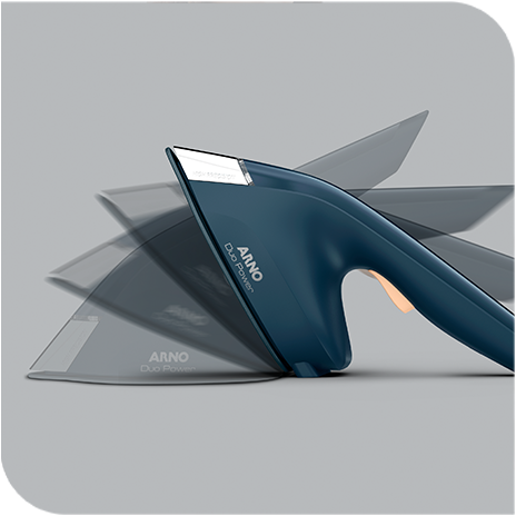 Totalmente seguro. Design inovador mantém o aparelho em pé quando não está em uso, conta com desligamento automático para mais tranquilidade e tecnologia sem ajustes para todos os tecidos passáveis.