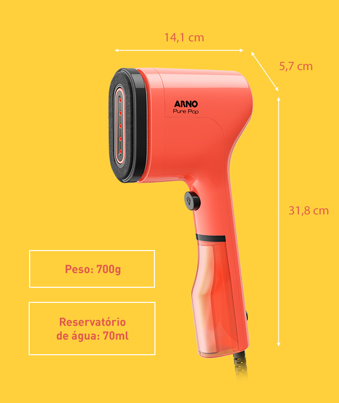 Formato compacto e design que combina com seu estilo