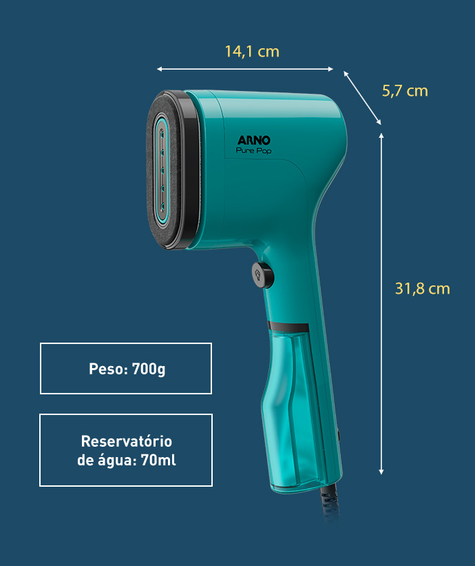 Formato compacto e design que combina com seu estilo