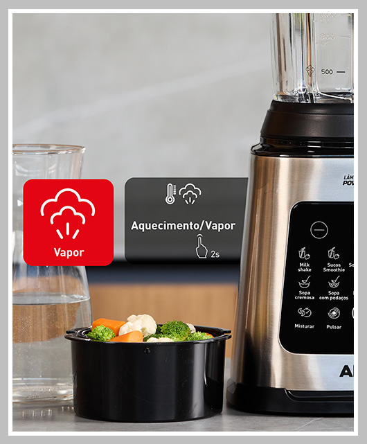CESTA DE VAPOR COMO ACESSÓRIO