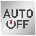 Maior segurança no dia-a-dia. Desligamento automático após 8 minutos em inatividade.