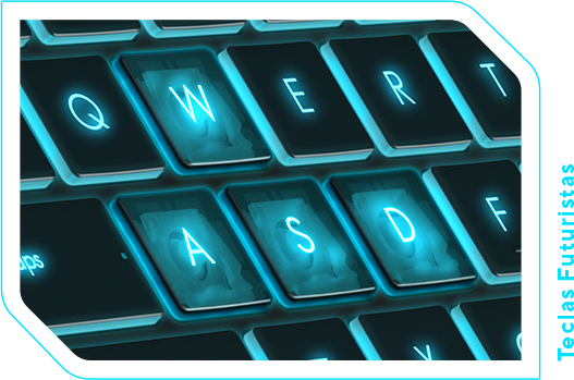 teclas futuristas
