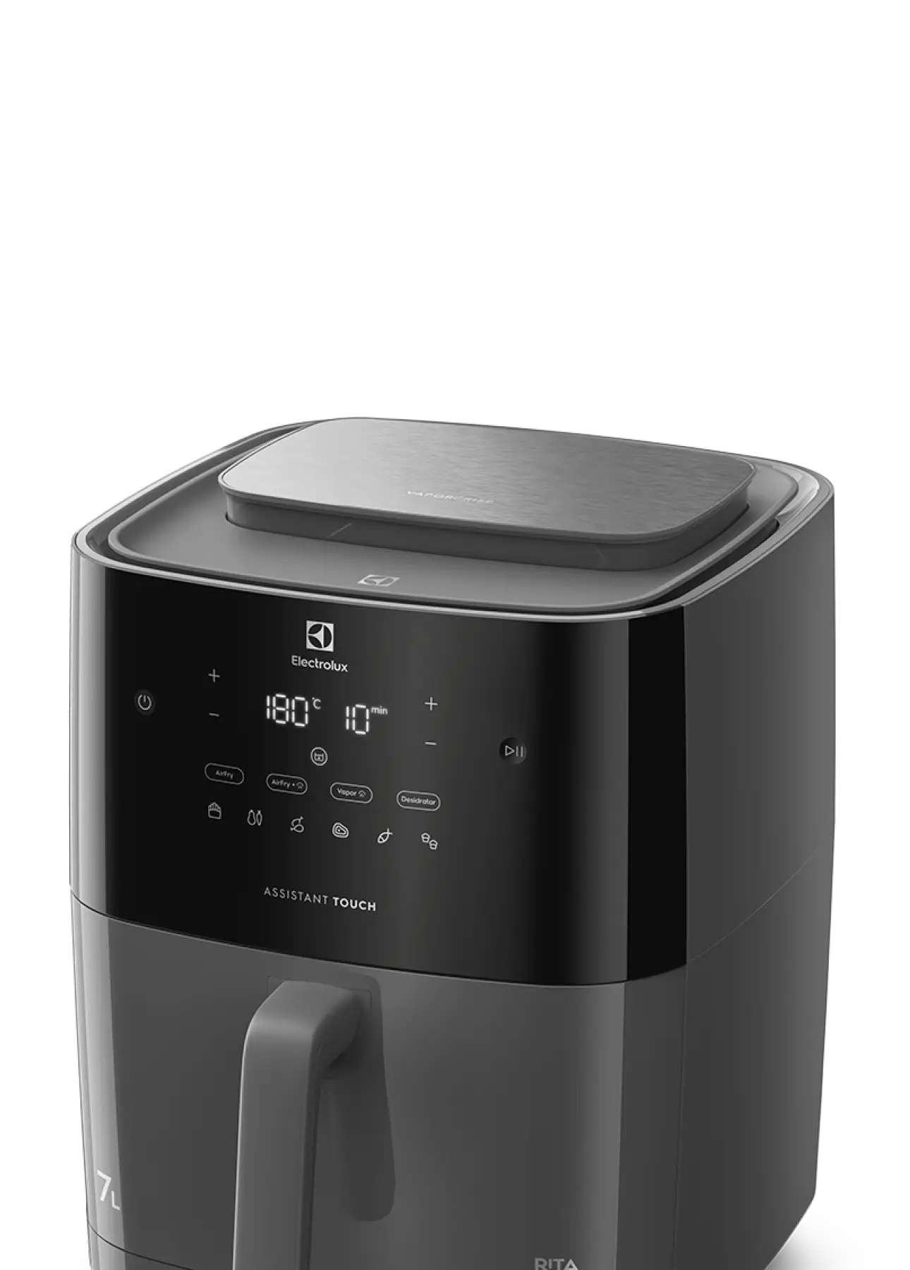 Air Fryer Electrolux por Rita Lobo 7L Digital Cinza Expert com