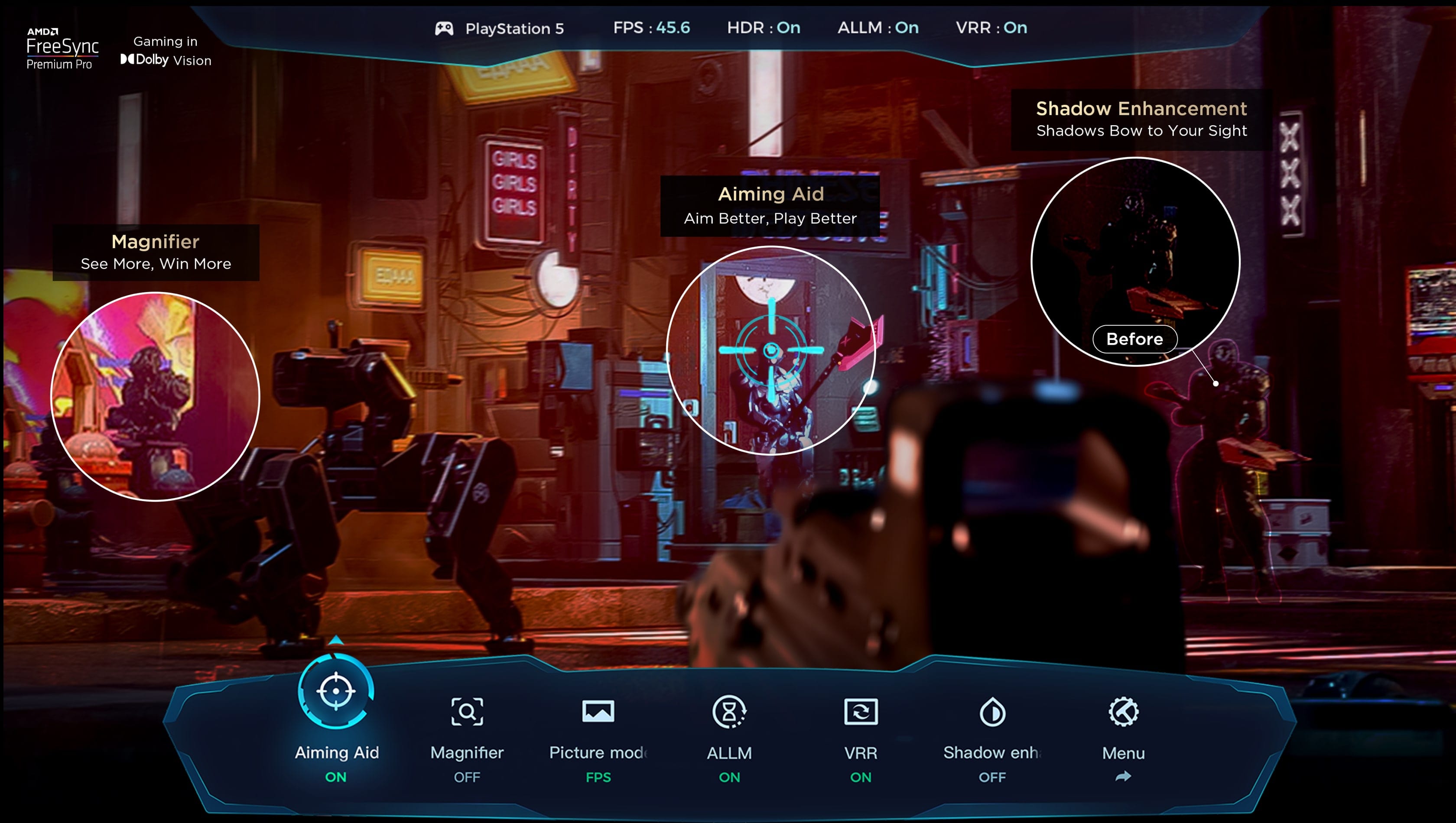 Gamebar - Adaptive game screen for three major consoles Gamebar