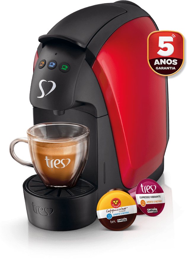 Cafeteira Espresso Luna - TRES 3 Corações